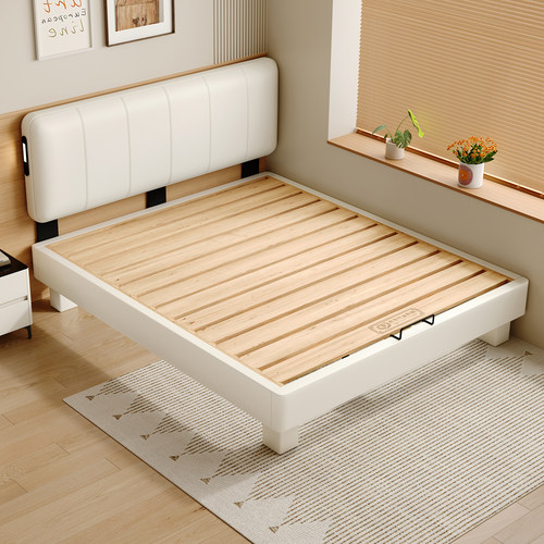 热销⭕ENF纯实木-齐边榫卯静音床