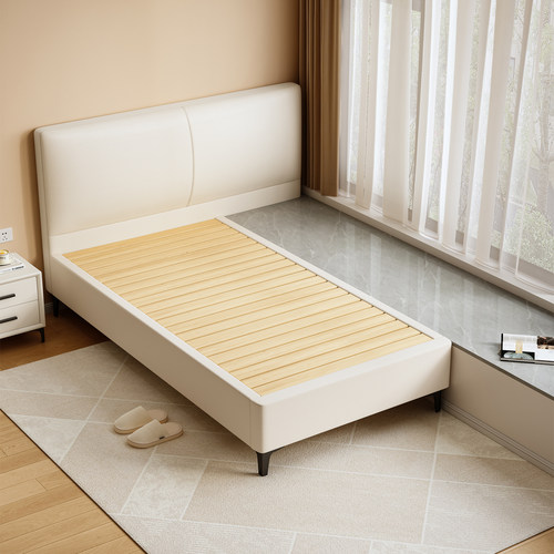 热销⭕实木飘窗衔接一体拼接床架