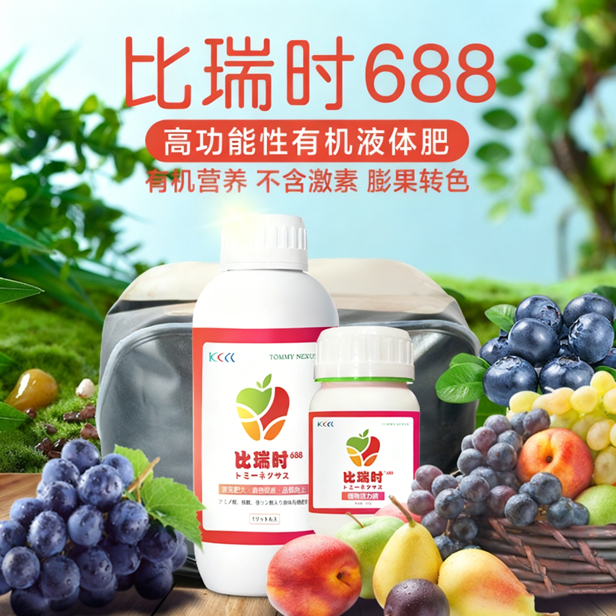 亚磷酸有机液肥膨果转色提糖