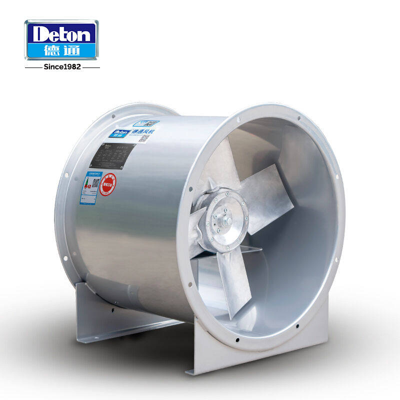 德通风机t35-8#/1450rpm/4kw低噪音轴流风机380v管道风机抽风机通
