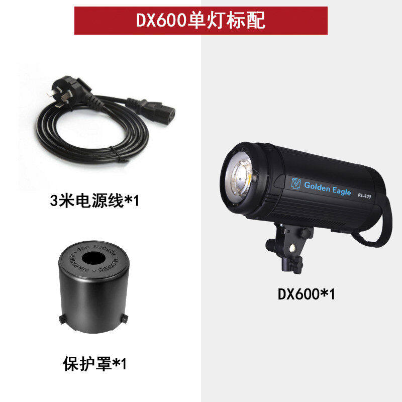 金鹰DX600w闪光灯摄影灯影棚灯影室灯人像婚纱摄影棚拍摄打光D