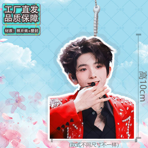 TF四代陈浚铭行李牌书包行李箱挂饰同款登机牌应援挂件