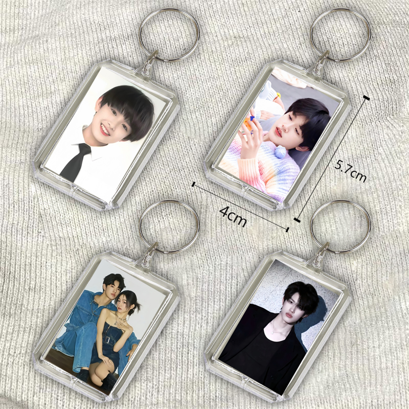 张极钥匙扣亚克力钥匙扣书包挂件钥匙挂件便携钥匙扣行李箱挂件