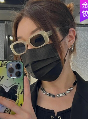 英国chrry koop墨镜女小框新款椭圆小脸拍照太阳镜ins防晒