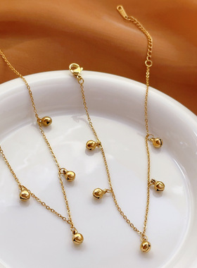 英国chrry koop铃铛项链女款气质时尚不掉色锁骨链高级小众