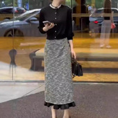 重工上衣半身裙小香风女装 英国chrry 轻奢时尚 新款 koop秋季