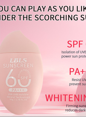 新款推荐 lbls(粉色)sunscreen多效修护隔离bb霜保湿控油遮瑕