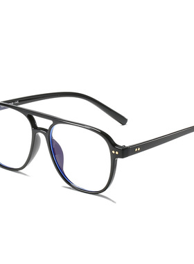 英国chrry koop新款双梁飞行员眼镜框防蓝光透明框架tr眼镜男女