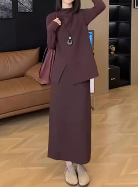 英国chrry koop秋季新款净版打底衫宽松马甲半身裙时尚女装