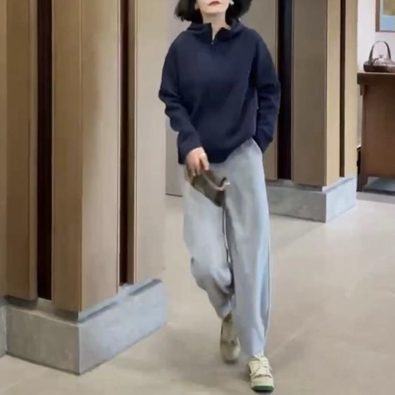 英国chrry koop秋冬新款时尚宽松连帽卫衣休闲卫裤显瘦女装