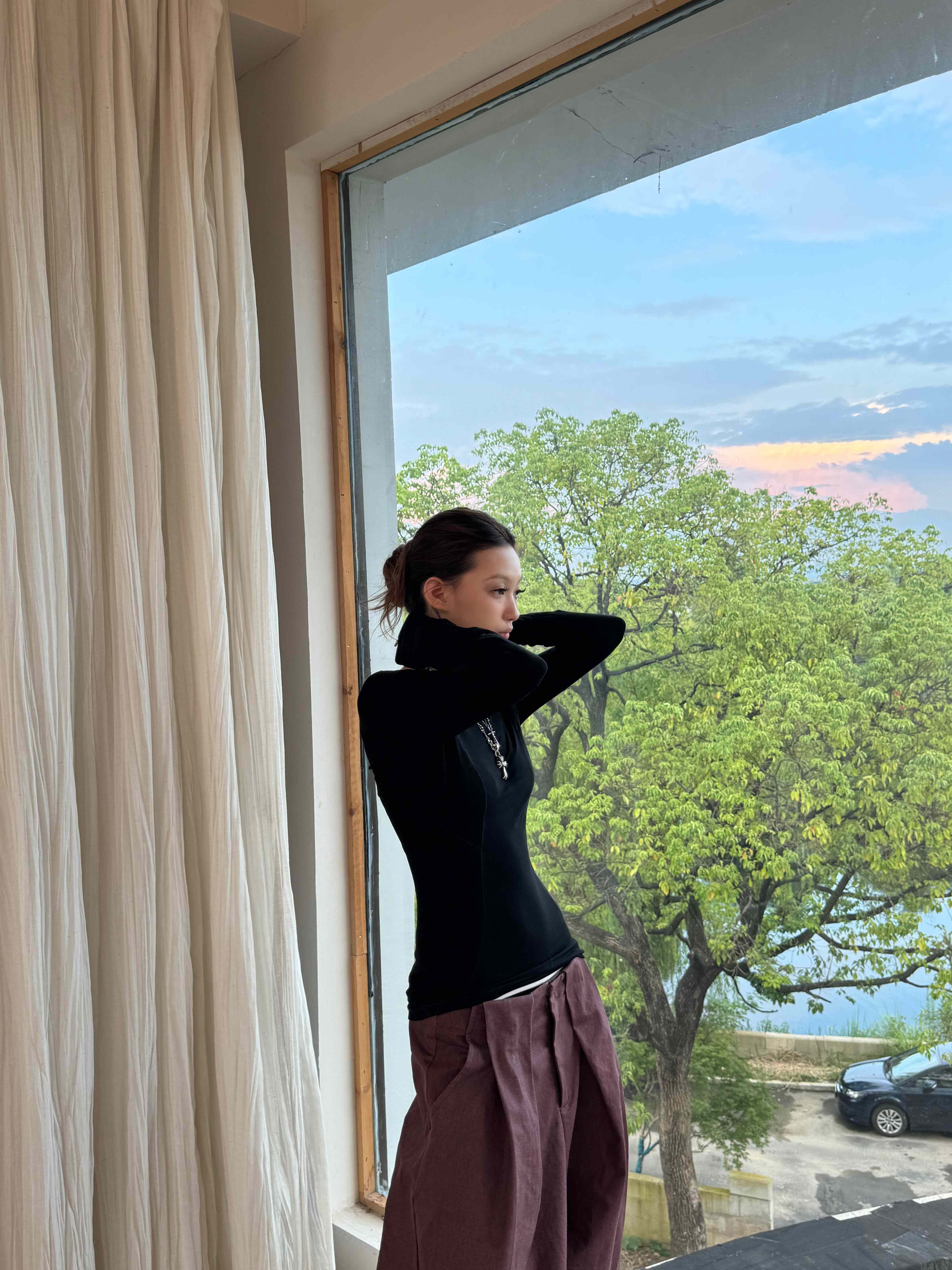 13311修身显瘦针织打底衫