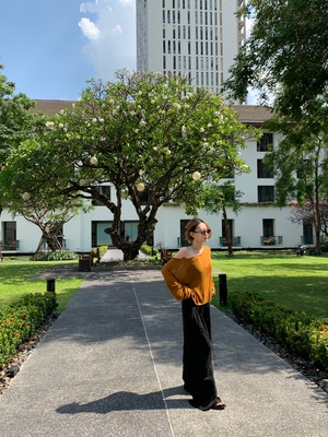 13311天丝亚麻透肤镂空编织v领开衫宽松罩衫基础针织上衣长袖防晒