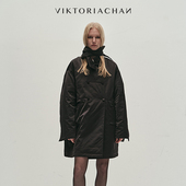 VIKTORIACHAN25 26秋冬成衣系列新品 高领排扣落肩宽松棉服外套