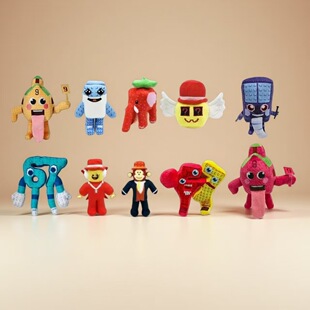 跨境新品Steal a Brainrot plush 机顶盒9号房子毛绒公仔创意玩具