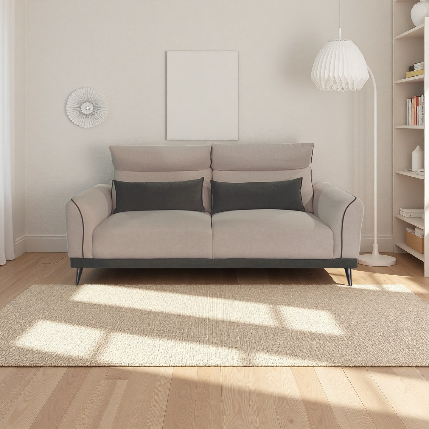 三防布沙发意式极简家用沙发现代简约小户型客厅设计师款外贸韩国