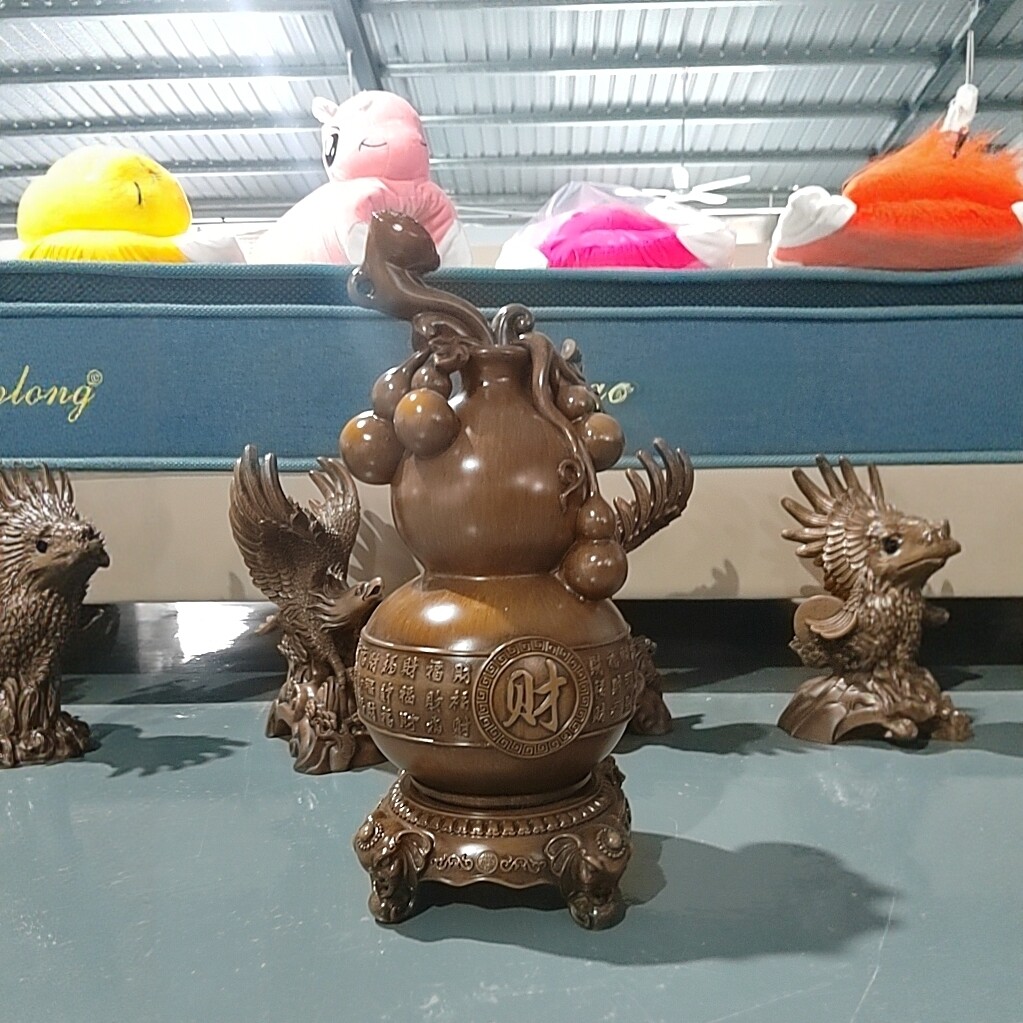 大展宏图招财老鹰摆件前台老板办公室桌装饰品公司开业商务送礼品