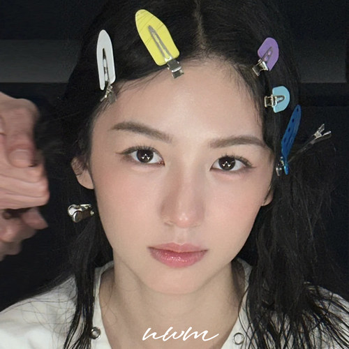 周也同款无痕夹甜酷发夹发饰女