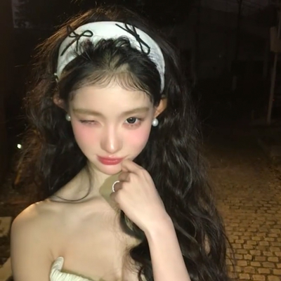 高级感气质蝴蝶结弹力发带蝴蝶结发箍千金公主风头箍温柔甜美发饰