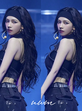 柳智敏同款黑色发带ins韩系运动健身束发带newjeans百搭美式头带