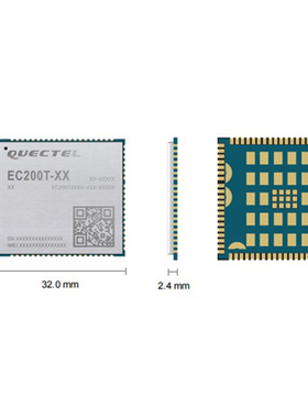移远EC200TEUHA-N06-SNASA海外版（欧洲）4模4g无线数据传输模块