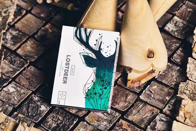 野猪校长幻境麋鹿迷鹿lost deer 创意潮流魔术花切收藏扑克纸牌