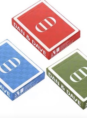 野猪校长Anyone烟与镜A1DD联名红蓝绿棋盘魔术花切收藏潮扑克纸牌