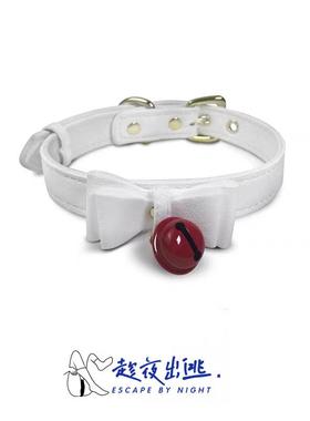 叮铃叮铃~超甜美铃铛蝴蝶结项圈耳朵可调节配饰趣味道具 趁夜出逃