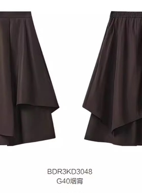 毅播女装商场同款24秋季新款层次感裙裤休闲裤BDR3KD3048三更有梦