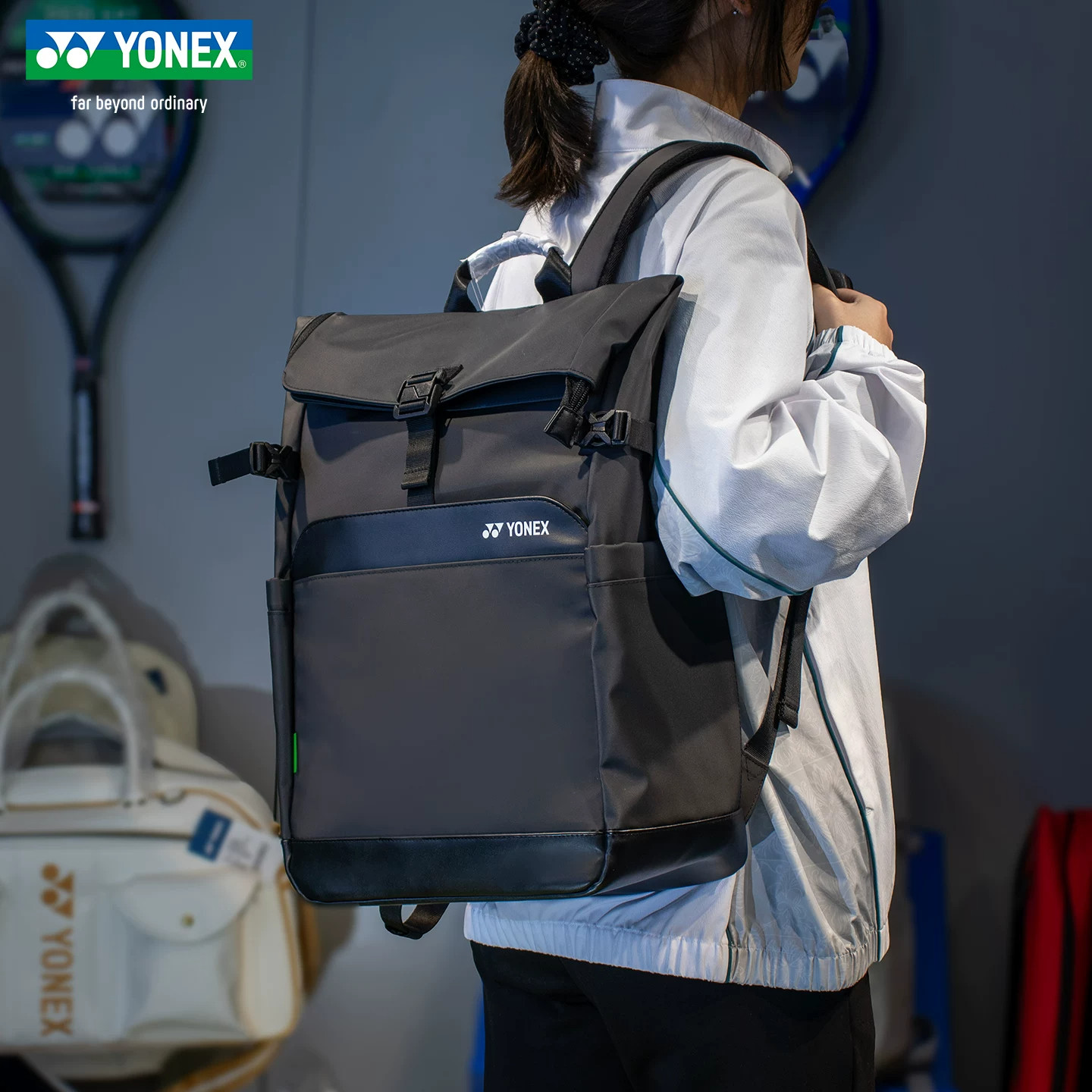 YONEX尤尼克斯新款双肩羽毛球包BA362男女防泼水旅行背包休闲书包