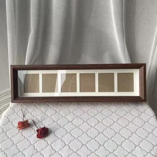 六行相框摆台画框客厅玄关装饰摆件放钱币展示相框工艺品收藏送礼