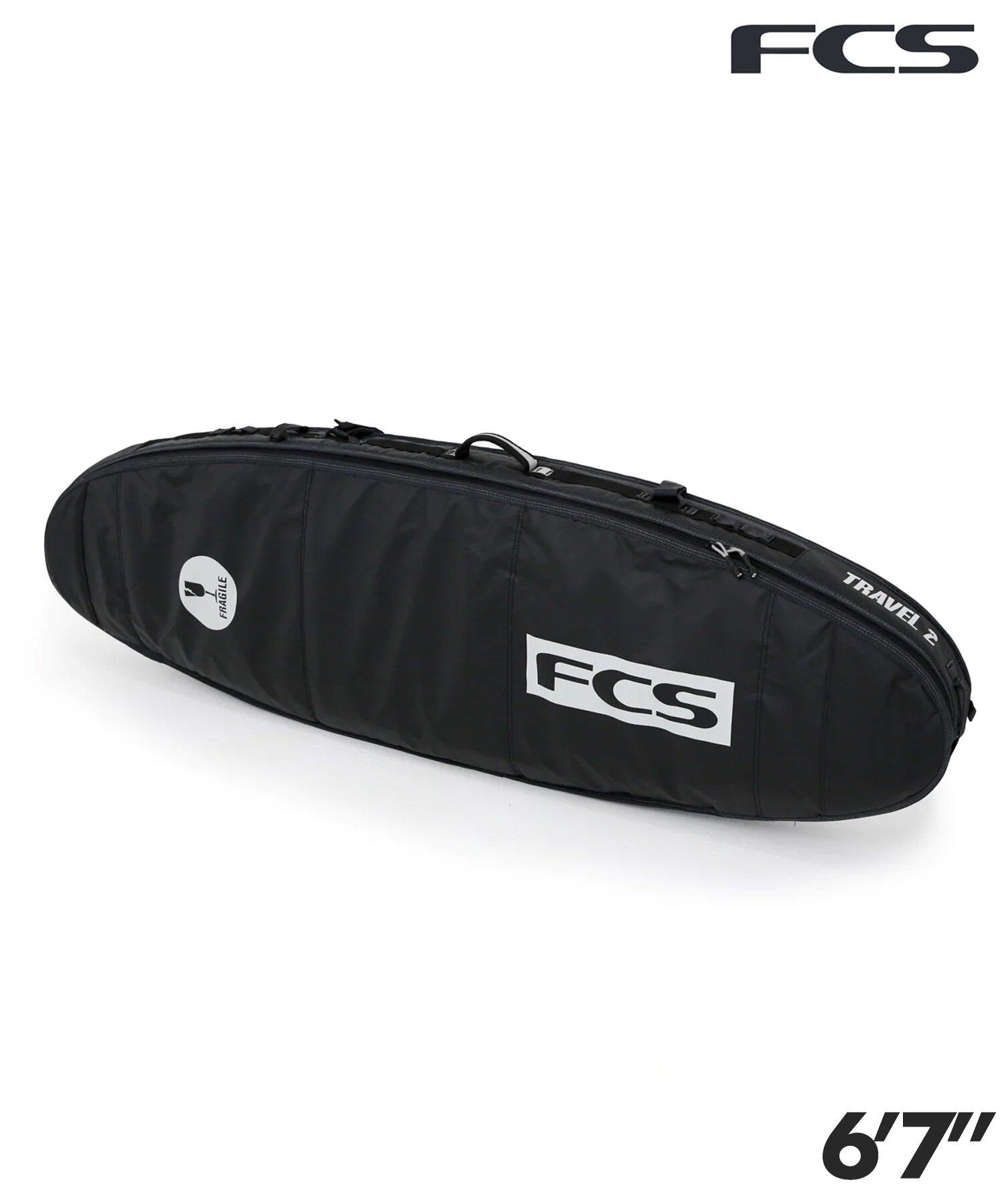 FCS HRD TRAVEL2 6'7 FUN BOARD BT2-067-FB-BGY两个冲浪者用硬箱