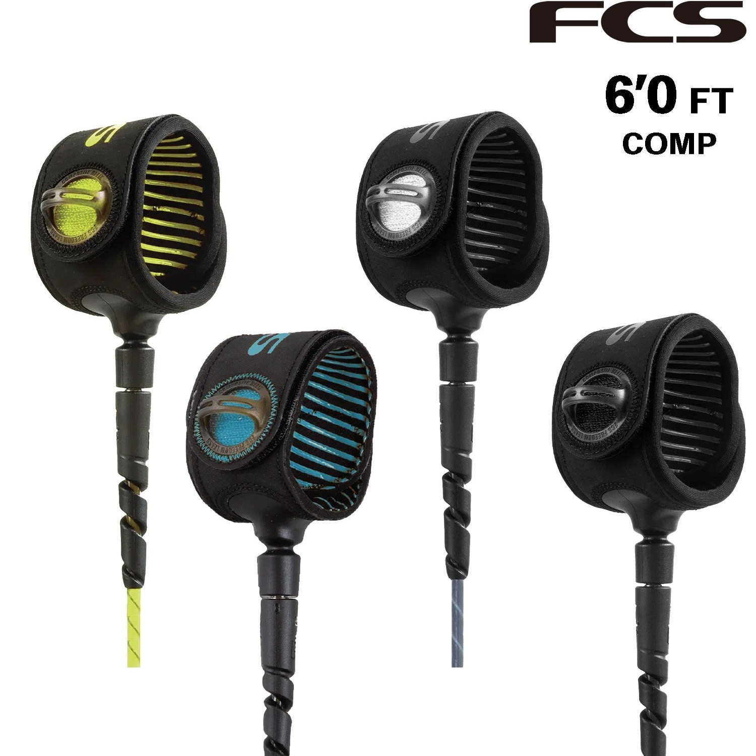 FCS冲浪脚绳HELIXCOMP6'0ft