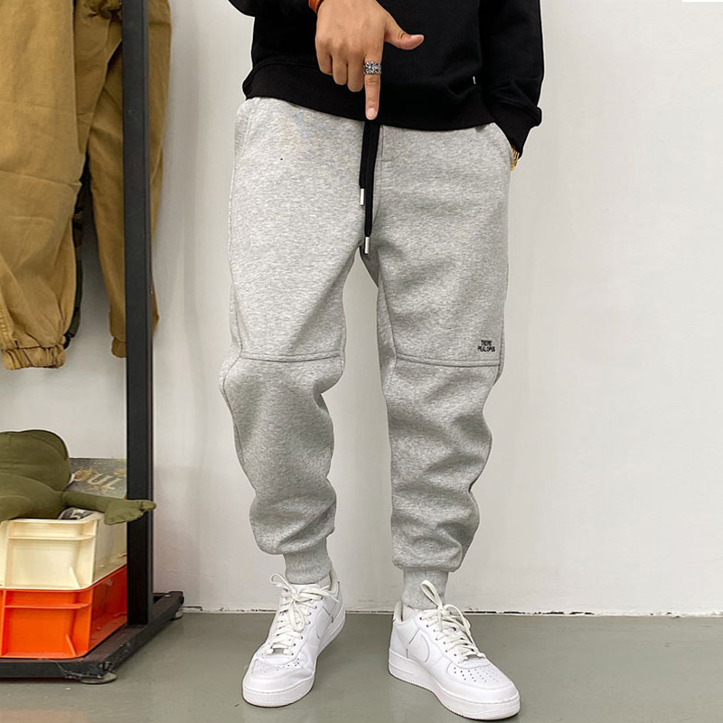 高街潮流时尚痞帅厚款休闲卫裤男