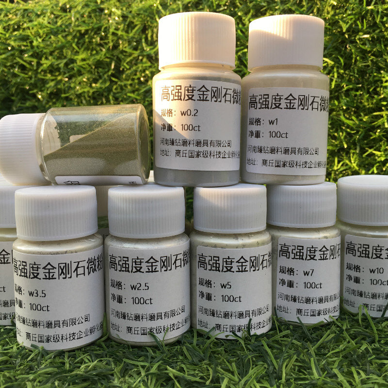 高强度金刚石微粉玉石合金属钢球刀具研磨抛光粉镜面钻石粉破碎