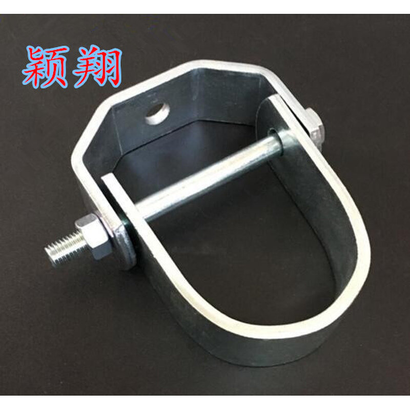 抗震支架吊卡消防管道连接配件u型管夹抗震悬吊式管夹双层管束