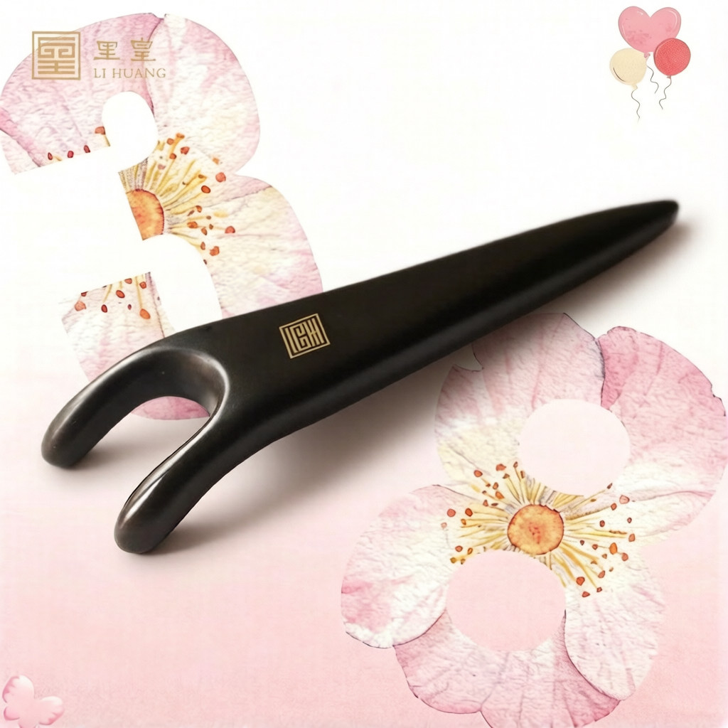 38女神节里皇砭石5A泗滨砭石美鼻器鼻梁按摩刮痧板玄黄缓解眼疲劳