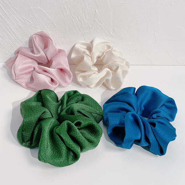 法式 缎面猪大肠发圈ins韩系网红女简约复古肥肠头绳可爱日系女