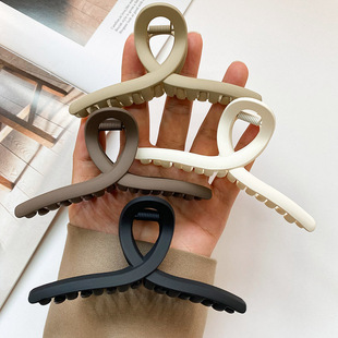 磨砂抓夹女后脑勺盘发夹子发量多鲨鱼夹2025新款 发卡头饰夏头饰