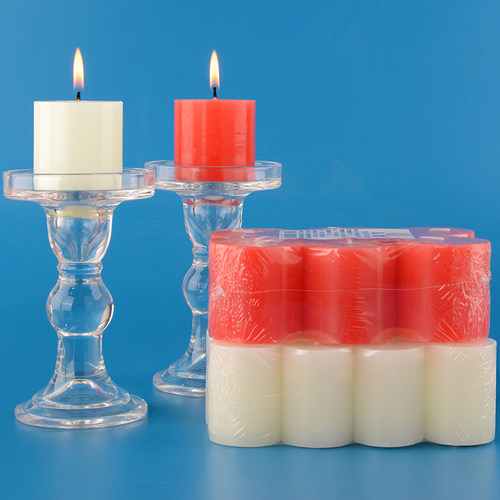 无烟无味装饰照明蜡烛加粗圆柱形