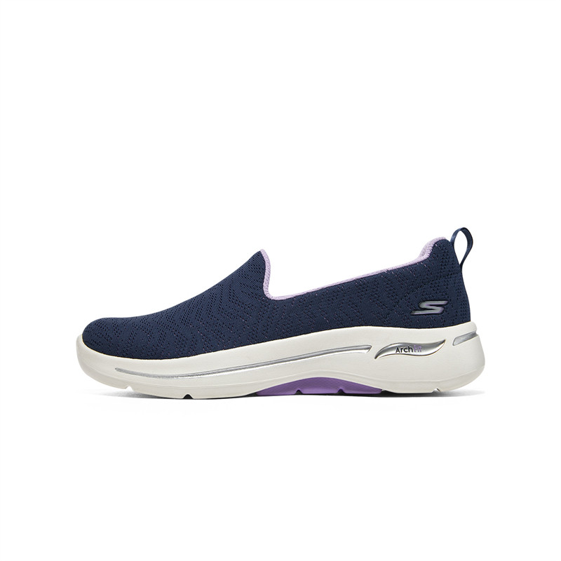 skechers斯凯奇春夏季新款女鞋一脚蹬休闲鞋百搭透气健步鞋124881