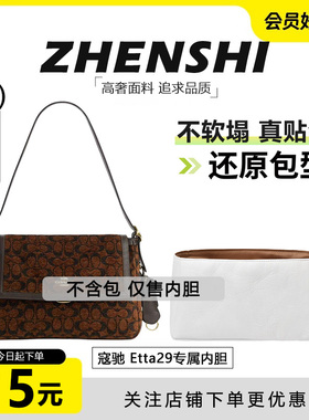 适用coach蔻驰etta29内胆包25杜邦纸防水收纳内衬改造斜挎包肩带