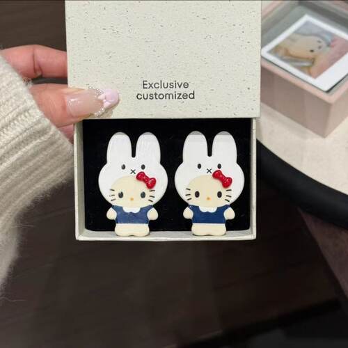 可爱ins风kittykt百搭发夹