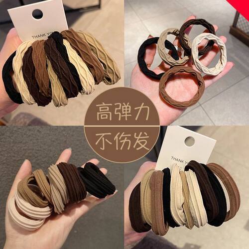 高弹力加粗发圈发圈头绳超仙