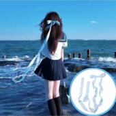 Jennie同款 蝴蝶结发夹少女芭蕾风丝带鸭嘴夹头饰飘带顶夹发饰发夹