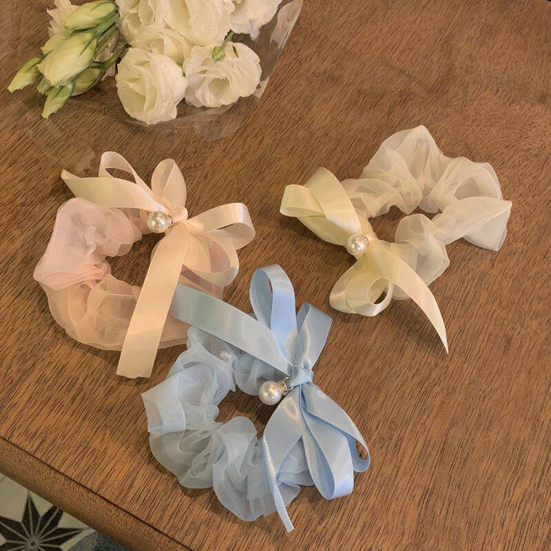 蝴蝶结少女发圈蝴蝶结发圈少女