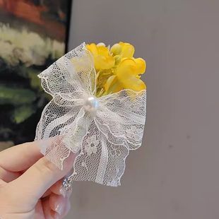 花朵发夹ins风刘海发卡头饰绝美侧边发夹女2025新款 轻奢韩版 高端