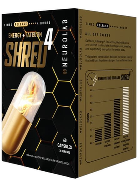 Neurolab原装进口 黄金魔Shred4胶囊 60粒 效期2027年5月