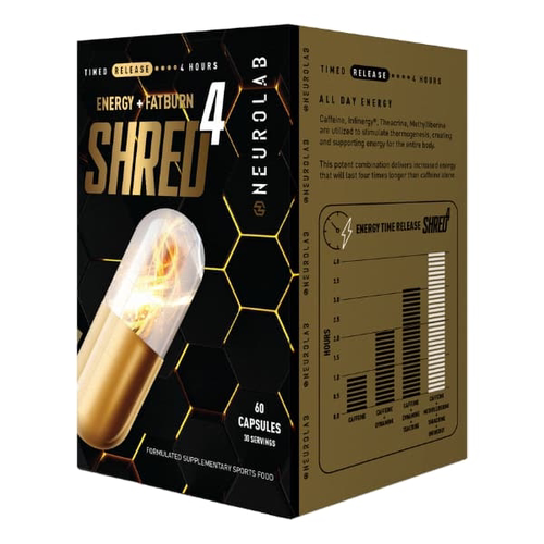 Neurolab原装进口 黄金魔Shred4胶囊 60粒 效期2027年5月