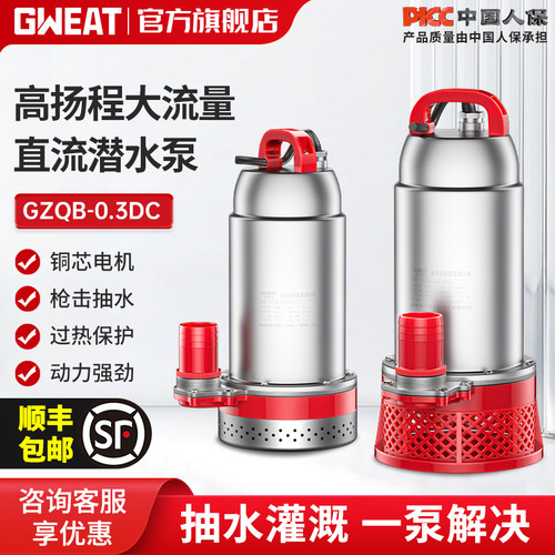 格威特48V直流电动车潜水电泵