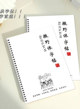 撒野体女生手写漂亮练字帖大报金句作文金句励志语录钢笔临摹练字
